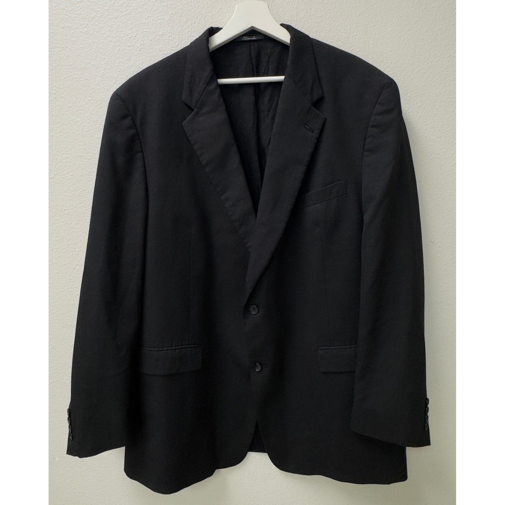 Vintage Austin Reed London Blazer Mens 50L Charcoal Grey Two Button